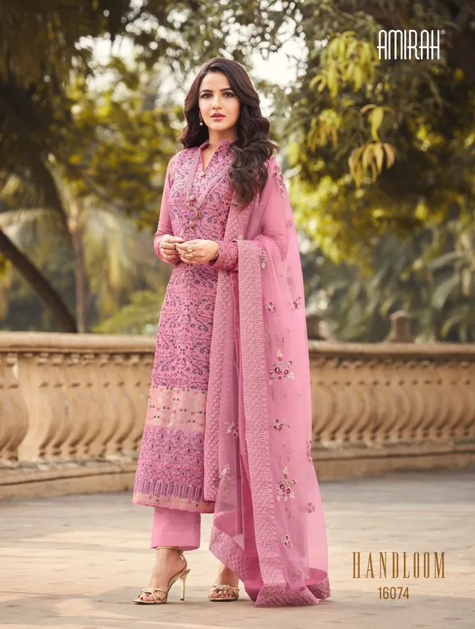 Amirah Handaloom 2 Heavy Festive Wear Wholesale Readymade Suits